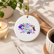 Illumination Station VBS Christian Faith Glass Ornament - Material: Circle Ceramic Ornament
