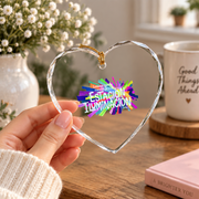 Illumination Station VBS Christian Faith Glass Ornament - Material: Heart Glass Ornament