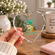 Ireland Beer Lover Irish Theme Glass Ornament - Material: Heart Glass Ornament
