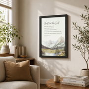 Isaiah 41:10 Joshua 1:9 Proverbs 3:5-6 Christian Wall Art Set - Format: Black Framed Poster