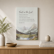 Isaiah 41:10 Joshua 1:9 Proverbs 3:5-6 Christian Wall Art Set - Format: Stretched Canvas