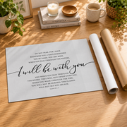 Isaiah 43 Niv Bible Verse Wall Art, Scripture Gift, Do Not Be Afraid Quote, Christian Decor Wall Art, Modern Wall Decor, 12x18 UNFRAMED - Format: Rolled Canvas
