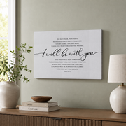 Isaiah 43 Niv Bible Verse Wall Art, Scripture Gift, Do Not Be Afraid Quote, Christian Decor Wall Art, Modern Wall Decor, 12x18 UNFRAMED - Format: Stretched Canvas
