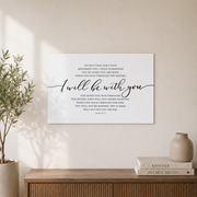 Isaiah 43 Niv Bible Verse Wall Art, Scripture Gift, Do Not Be Afraid Quote, Christian Decor Wall Art, Modern Wall Decor, 12x18 UNFRAMED - Format: Unframed Paper Poster