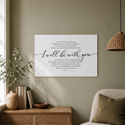 Isaiah 43 Niv Bible Verse Wall Art, Scripture Gift, Do Not Be Afraid Quote, Christian Decor Wall Art, Modern Wall Decor, 12x18 UNFRAMED - Format: Unframed Paper Poster