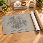 Isaiah 61:3 Oaks Of Righteousness Christian Wall Art, Rustic Scripture Poster - Format: Rolled Canvas