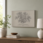 Isaiah 61:3 Oaks Of Righteousness Christian Wall Art, Rustic Scripture Poster - Format: Stretched Canvas