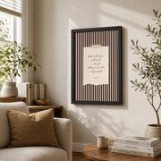 Jeremiah 1:5 And 29:11 Christian Nursery Wall Art Set - Format: Black Framed Poster