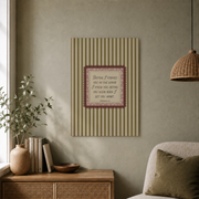 Jeremiah 1:5 Christian Nursery Wall Art, Vintage Pink Scripture Poster - Format: Unframed Paper Poster