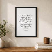 Jeremiah 29:11, Hand Lettered Scripture, Modern Christian Poster, Minimal Scripture Art, Bible Verse Print, Farmhouse Christian Wall Art, Modern Wall Decor, 16x24 UNFRAMED - Format: Black Framed Poster