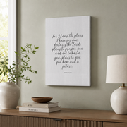 Jeremiah 29:11, Hand Lettered Scripture, Modern Christian Poster, Minimal Scripture Art, Bible Verse Print, Farmhouse Christian Wall Art, Modern Wall Decor, 16x24 UNFRAMED - Format: Stretched Canvas