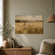 Jesus Feeds The 5000 Christian Wall Art, Boho Bible Story Landscape Poster - Format: Unframed Paper Poster