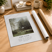 Jesus Is The Way Truth And Life Christian Wall Art, Faith Scripture Poster - Format: Rolled Canvas