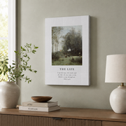 Jesus Is The Way Truth And Life Christian Wall Art, Faith Scripture Poster - Format: Stretched Canvas
