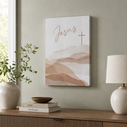 Jesus Name Above All Names Christian Scripture Wall Art Trio - Format: Stretched Canvas