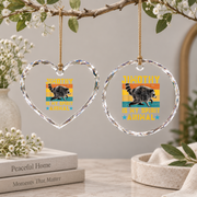Jimothy Spirit Animal Funny Quote Glass Ornament - Material: Heart Glass Ornament