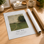 John 14:6 The Way Truth And Life Christian Wall Art, Scripture Poster - Format: Rolled Canvas