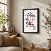 John 3:16 - Christian Valentines Day - Bible Verse Poster Wall Art, Modern Wall Decor For Living Room Bedroom, 24x36 UNFRAMED - Format: Black Framed Poster
