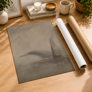 Jonah And The Whale Christian Wall Art, Great Fish Bible Story Poster - Format: Rolled Canvas