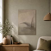 Jonah And The Whale Christian Wall Art, Great Fish Bible Story Poster - Format: Unframed Paper Poster