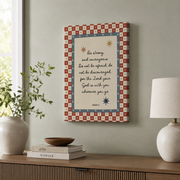 Joshua 1:9 Be Strong And Courageous Christian Kids Wall Art - Format: Stretched Canvas