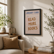 Just One More Chapter Book Print Trendy Bookish Poster Cozy Reading Wall Decor Gift For Lovers Booktok Art - Format: Black Framed Poster