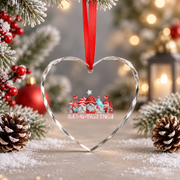 Meals On Wheels Worker Christmas Gnome Glass Ornament - Material: Heart Glass Ornament