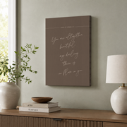 Minimal Christian Bedroom Wall Art Set, Neutral Bible Verse Prints - Format: Stretched Canvas