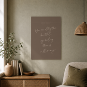 Minimal Christian Bedroom Wall Art Set, Neutral Bible Verse Prints - Format: Unframed Paper Poster