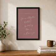 Minimal Jesus Scripture Wall Art Set, Neutral Girl Room Christian Prints - Format: Black Framed Poster