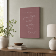 Minimal Jesus Scripture Wall Art Set, Neutral Girl Room Christian Prints - Format: Stretched Canvas