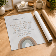 Modroom May the Lord Bless You and Keep You Poster � Numbers 6:24 Christian Nursery Wall Art, Bible Verse Posterable for Kids Room, 8x12 UNFRAMED - Format: Rolled Canvas