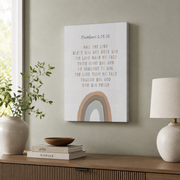 Modroom May the Lord Bless You and Keep You Poster � Numbers 6:24 Christian Nursery Wall Art, Bible Verse Posterable for Kids Room, 8x12 UNFRAMED - Format: Stretched Canvas