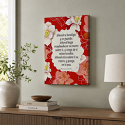 Modroom Numbers 6:24-26 Spanish Bible Verse Print, Decoracion Espanol, Spanish Scripture Decor, Christian Poster Print, Modern Wall Art Decor, 8x12 UNFRAMED - Format: Stretched Canvas