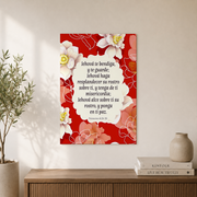 Modroom Numbers 6:24-26 Spanish Bible Verse Print, Decoracion Espanol, Spanish Scripture Decor, Christian Poster Print, Modern Wall Art Decor, 8x12 UNFRAMED - Format: Unframed Paper Poster