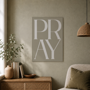 Neutral Christian Bedroom Wall Art Set, Minimalist Jesus Scripture Prints - Format: Unframed Paper Poster