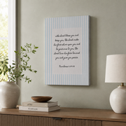 Numbers 6:24-26 Coastal Christian Wall Art, The Blessing Scripture Poster - Format: Stretched Canvas