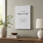 Philippians 4:6-7 Christian Wall Art Set, Peace And Prayer Scripture Prints - Format: Stretched Canvas