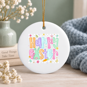 Preppy Women Phrase Casual Style Glass Ornament - Material: Circle Ceramic Ornament