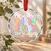 Preppy Women Phrase Casual Style Glass Ornament - Material: Circle Glass Ornament
