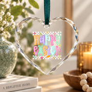 Preppy Women Phrase Casual Style Glass Ornament - Material: Heart Glass Ornament