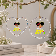 Pretty Black Educated Strong Queen Glass Ornament - Material: Heart Glass Ornament
