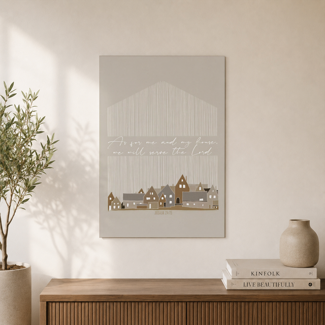 Proverbs 3 Trust In The Lord Christian Wall Art, Lime Cream Scripture Poster - Format: Unframed Paper Poster