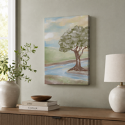 Psalm 1 Tree Christian Wall Art Set, He Shall Be Like A Tree Prints - Format: Stretched Canvas