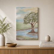 Psalm 1 Tree Christian Wall Art Set, He Shall Be Like A Tree Prints - Format: Stretched Canvas