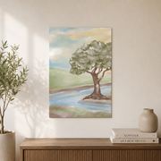 Psalm 1 Tree Christian Wall Art Set, He Shall Be Like A Tree Prints - Format: Unframed Paper Poster