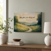 Psalm 103:1 Bless The Lord Christian Wall Art, Watercolor Scripture Poster - Format: Stretched Canvas