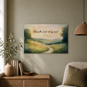Psalm 103:1 Bless The Lord Christian Wall Art, Watercolor Scripture Poster - Format: Unframed Paper Poster