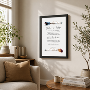 Psalm 127:3-5 Children Are A Heritage Christian Nursery Wall Art - Format: Black Framed Poster