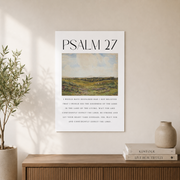 Psalm 27:13-14 Christian Wall Art, Be Strong And Take Courage Poster - Format: Unframed Paper Poster